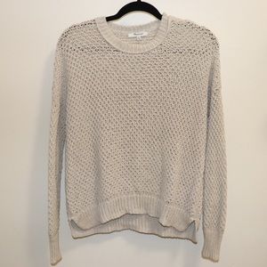 Madewell knitted beige shirt